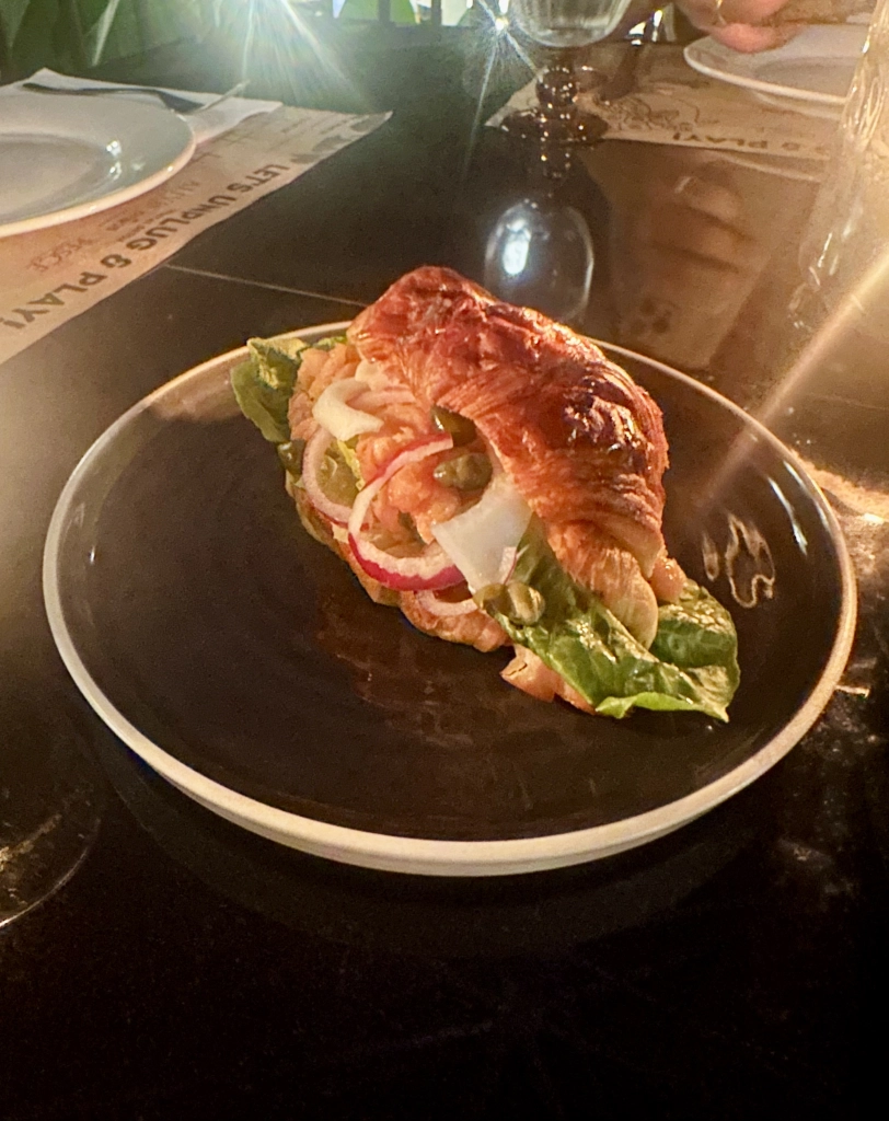 The Upperdeck - salmon croissant